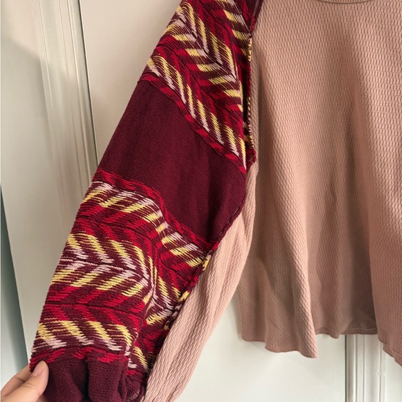 We the Free Rainbow Dreams long sleeve top small - Picture 3 of 10